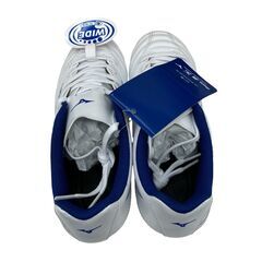 186000 新品未使用 Mizuno ミズノ その他スポーツ用品 モナルシーダ 白/青 スパイク キッズ [A1000025343174A]の画像