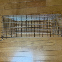 取りに来てくださる方に！無印良品 ステンレスワイヤーバスケット 51×37×18 美品ですの画像