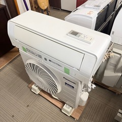【超美品‼️】定価12万♪ パナソニック 2021年製 6畳用エアコン エオリア フィルター自動お掃除 ナノイーX 高外気温対応室外機 100V/2.2kwの画像