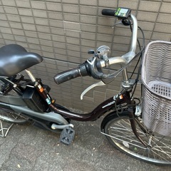 サマーSALE🌈東京23区配達無料🚲新基準  ヤマハ　ナチュラ　12.8Ah リチウム 電動自転車 中古　BS 1355の画像