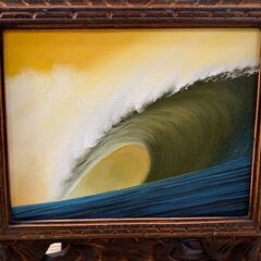 バリ 絵画 波 海 ウェーブ 詳細不明の画像