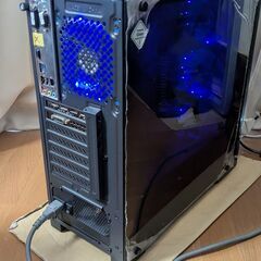 光るゲーミングPC/RTX2060/モンハンワイルズや動画編集にも/全国配送可の画像