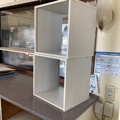 引取限定　スクエア型カラボ　収納ボックス　の画像