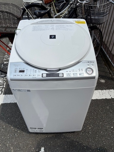 SHARP乾燥機付き洗濯機8kg 