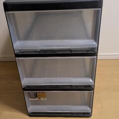 三段収納ケースの画像