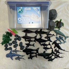  オーシャンコンテナ　海の生き物　玩具の画像