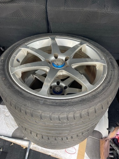 ワークホイール18インチ2本タイヤ付き