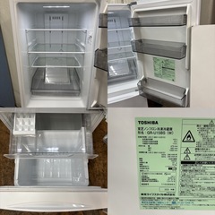I714 🌈 2023年製の高年式♪ TOSHIBA 冷蔵庫 (153L) 2ドア ⭐ 動作確認済 ⭐ クリーニング済の画像