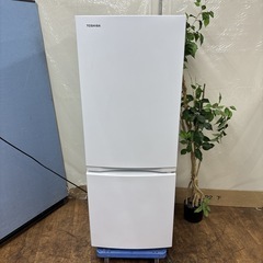 I714 🌈 2023年製の高年式♪ TOSHIBA 冷蔵庫 (153L) 2ドア ⭐ 動作確認済 ⭐ クリーニング済の画像