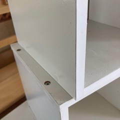 引取限定　スクエアボックス小さめ　白　5個セットの画像