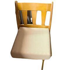 【ドリーム池田】◎ジモティ割対象品◎回転式　木製チェア　IKX-591の画像