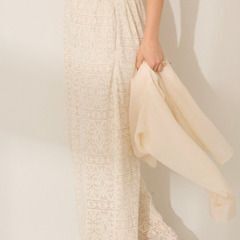 【AMERICAN HOLIC】※美品※レースプリーツパンツの画像