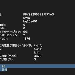 MacBook Pro（13インチ,2019,Thunderbolt 3ポートx 4）256GB/8GB〈MV962J/A〉⑤の画像