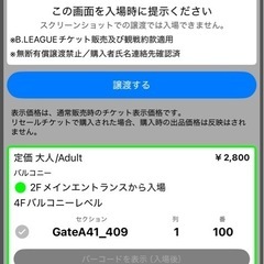 琉球ゴールデンキングス　９月４日　観戦チケット2枚
の画像