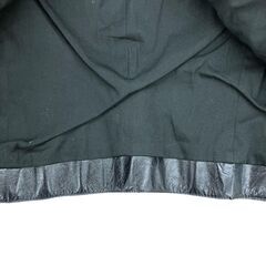 199990 現状品 DRIES VAN NOTEN ドリスウァンノッテン ノーカラージャケット レザージャケット ブルゾン [A1000025375892A]の画像