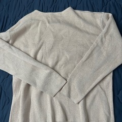 ラメ糸　カットソー　ピンクの画像