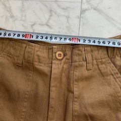 【アルマデザイン】ストレートパンツ　カジュアル　ワーク　作業　Sの画像