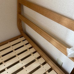 無印良品　ダブルベッドの画像