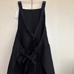 ワーキング黒エプロン（新品）3枚の画像