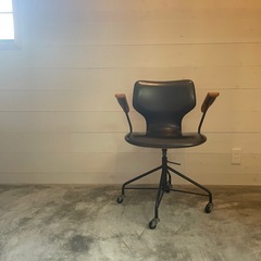 希少・1970年代☆天童木工／剣持 勇デザイン／ヴィンテージデスクチェア