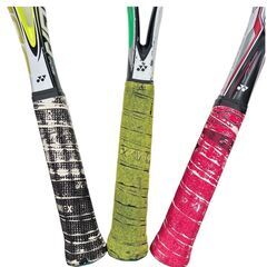 186000 現状品 YONEX ヨネックス テニス ラケット 赤/黄/緑 3本セット 3点まとめ売り [250127HM200185]の画像