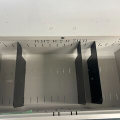 【オフィス移転につき多数出品】3段鍵付きキャビネット（W800×D400×H920）の画像