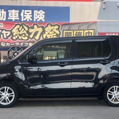🚗分割OK♬　車検付きMH34ブラック 人気の黒のワゴンR整備済(*´▽｀*)🚗の画像