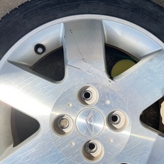 165/50R14 ダイハツ800系コペン純正アルミホイール(中古ガリ傷あり)の画像