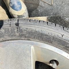 165/50R14 ダイハツ800系コペン純正アルミホイール(中古ガリ傷あり)の画像