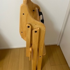 ベビーチェア 子供椅子 木製ワンタッチハイチェア　の画像