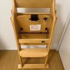 ベビーチェア 子供椅子 木製ワンタッチハイチェア　の画像