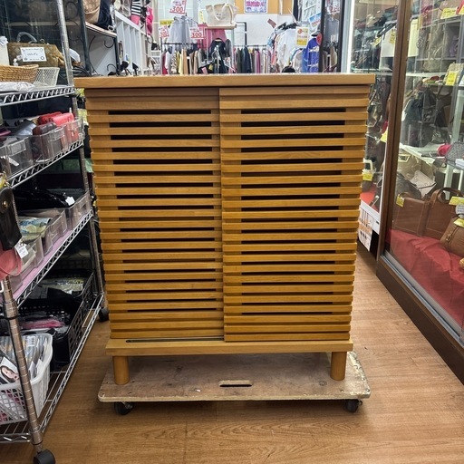 ☆ドリーム荒牧店☆ジモティー割引有☆【クリーニング済み】ニトリ/シューズボックス/モミジ80