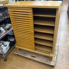 ☆ドリーム荒牧店☆ジモティー割引有☆【クリーニング済み】ニトリ/シューズボックス/モミジ80の画像