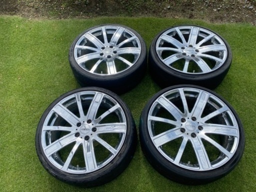 手渡し希望 VENERDI 19インチ メッキホイール