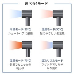 【新品】マイナスイオンヘアドライヤー
の画像