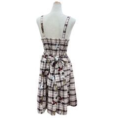 186000 axes femme アクシーズファム axes femme ジャンパースカート TS341X36S  M チェック柄 ポリエステル レディース [250131HM150041]の画像