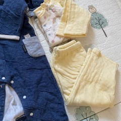 #100【70size】ベビー服 パジャマ トレーナー カバーオールの画像