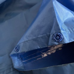 レインウェア上下　青Lサイズの画像