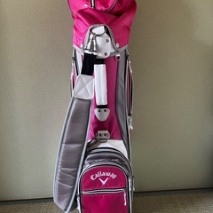 Callaway キャディバッグ ピンク/ホワイトの画像