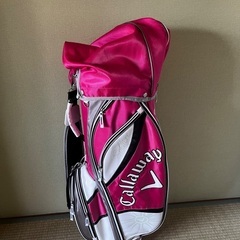 Callaway キャディバッグ ピンク/ホワイトの画像