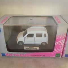 レトロ　ワゴンR　パジェロミニ　模型の画像
