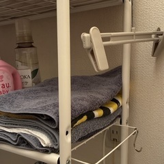 洗濯機上　収納　ラック　ランドリーラックの画像