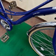 中古車 26インチ キッズ自転車 6変速 オートライト仕様 シティサイクル