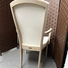 Karimoku カリモク CT7800CK 肘付食堂椅子 1脚 CT7800Y561 ダイニングチェア アームチェア ハイバックチェア☆札幌市 白石店  の画像
