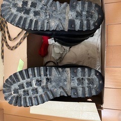 黒⭐︎本革靴⭐︎山ぐつ⭐︎25.0〜25.5⭐︎男性でも女性でも⭐︎の画像