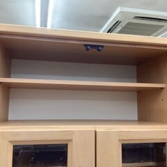 10/28 値下げ🍽浜本工芸🍽2面食器棚🍽キャビネット🍽シンプル🍽日本製🍽国産🍽2383の画像