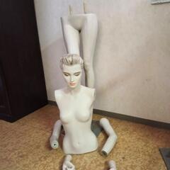 (2)レディースマネキントルソー、鉄土台、現金手渡し希望ですの画像