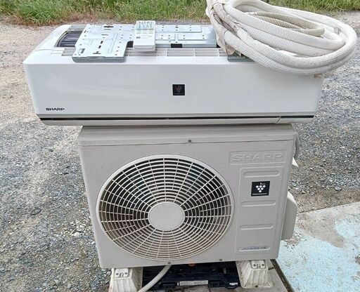 【終】【B196】シャープ　エアコン　2018年製　付属品あり　現状品