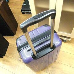 キャリーケース スーツケース 鍵付き パープル 53cm×35cm 中古 TSAロック 札幌市厚別区 厚別店の画像