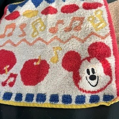 ミッキー　お子様用　タオル　ハンカチの画像